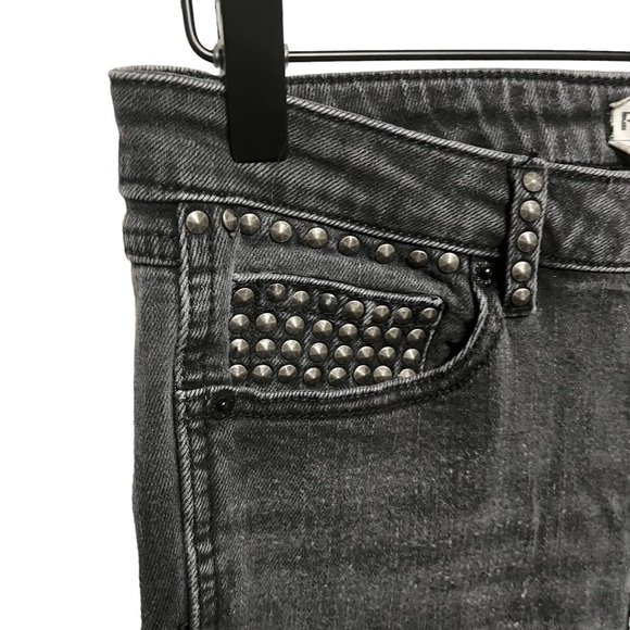 Free People Black Rip Studded Skinny Jeans - Picture 7 of 10